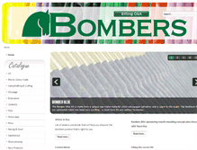 Tablet Screenshot of bombersinternational.com